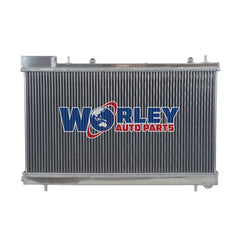 2Wolrey Aluminum Radiator Fits 2004-2008 SUBARU FORESTER XT(TURBO) 2005 2006 2007 MT