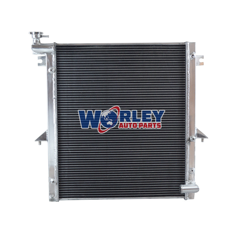 2Wolrey Aluminum Radiator Fits 2006-2012 Mitsubishi Triton L200 ML MN 2.5L DID 4D56 MT