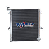 2Wolrey Aluminum Radiator Fits 2006-2012 Mitsubishi Triton L200 ML MN 2.5L DID 4D56 MT