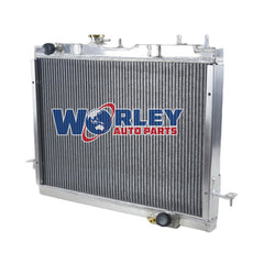 2Wolrey Aluminum Radiator Fits 2009-2016 Great Wall V240 K2 Nt Rr 2.4L 4cyl Petrol MT 2010 2011 2012 2013 2014 2015