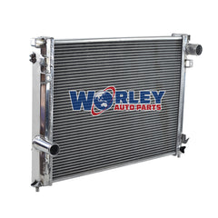 2Wolrey Aluminum Radiator Fits 2011-2023 Dodge Challenger SRT 6.4L 6.2L & More