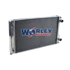 2Wolrey Aluminum Radiator Fits Audi V8 D11 quattro 3.6L 4.2L AT 1988-1994 1989 1990