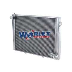 2Wolrey Aluminum Radiator Fits BMW E12 525//528I/530I;2.5CS-3.0CS;E24 628-635 CSI;2500-2800 M30 MT