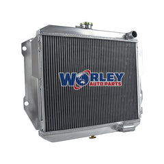 2Wolrey Aluminum Radiator Fits DAIHATSU ROCKY F7 F8 2.8D 2.8TD DL DLT manual 1985 on
