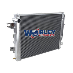 2Wolrey Aluminum Radiator Fits Dodge Ram 6.7L 2500 3500 Cummins 408 2013-2018 2014 2015 2016 2017