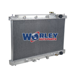 2Wolrey Aluminum Radiator Fits Honda Integra Acura DC2 B18 GSR RS LS 1994-2001 1995 1996 1997 1998 1999 2000