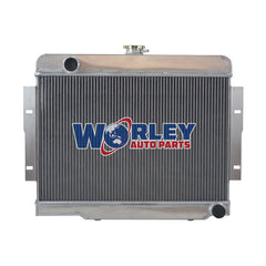 2Wolrey Aluminum Radiator Fits Jeep CJ Series CJ5 CJ7 w/ Chevy V8 1972-1986 1973 1974 1975 1976 1977