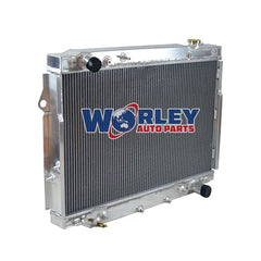 2Wolrey Aluminum Radiator Fits Land cruiser 80 Series FZJ80 4.5 L6 1992-1998 petrol 1993 1994 1995 1996 1997