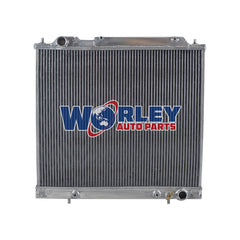 2Wolrey Aluminum Radiator Fits MITSUBISHI Delica / L400 / Express / Starwagon 4 CYL 1994-2004 1995 1996 1997 1998 11999 2000 2001 2002 2003