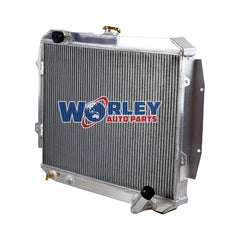 2Wolrey Aluminum Radiator Fits Mitsubishi TRITON 3L ME/ MF/ MG/ MH/ MJ 10/1986-9/1996 1987 1988 1989 1990 1991
