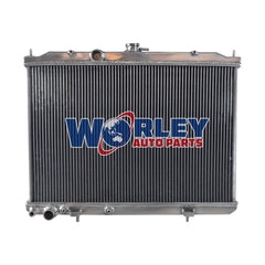 2Wolrey Aluminum Radiator Fits NISSAN X-TRAIL T30 series XTRAIL T30 2.5L Petrol 2001-2007 2002 2003 2004 2005 2006 AT