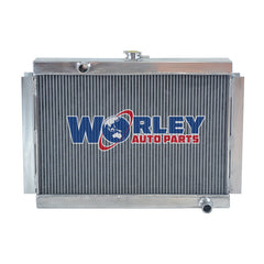 2Wolrey Aluminum Radiator Fits Nissan Datsun 280Z 280ZX MT 1975-1983 1976 1977 1978 1979 1980 1981 1982