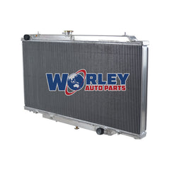 2Wolrey Aluminum Radiator Fits Nissan Patrol GU Y61 Series TB45E 4.5 6Cyl Petrol AT 1997-2001