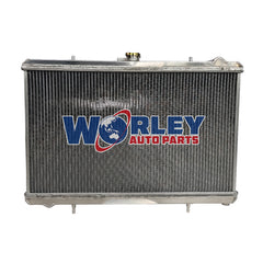 2Wolrey Aluminum Radiator Fits Nissan Silvia S13 SR20DET 1989-1994 1990 1991 1992 1993