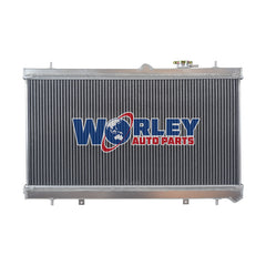 2Wolrey Aluminum Radiator Fits Subaru Impreza Wrx STI GDB GDA GD 2002-2007 2003 2004 2005