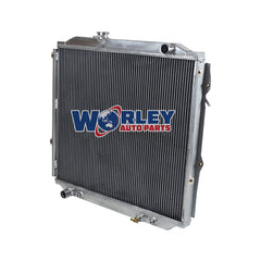 2Wolrey Aluminum Radiator Fits TOYOTA 4RUNNER 2.7 L4 3.4 V6 6CYL 1996-2002 1997 1998 1999