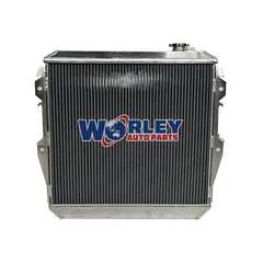 2Wolrey Aluminum Radiator Fits TOYOTA HILUX SURF 2.8D LN106 LN107 3L Diesel 1988-1997 1989 1990 1991 1992 1993