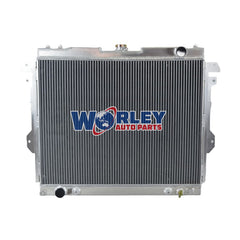 2Wolrey Aluminum Radiator Fits TOYOTA HILUX TGN16R 2.7L 4Cyl Petrol 2005-ON