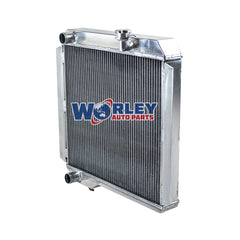 2Wolrey Aluminum Radiator Fits TOYOTA LAND CRUISER BJ42 BJ43 BJ44 BJ45 BJ46 3B 3.4L DIESEL MT