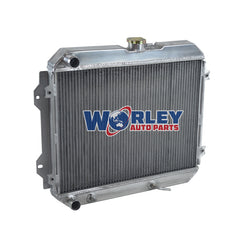 2Wolrey Aluminum Radiator Fits Toyota Corona ST141 2.0L 1983-1987 1984 1985 1986 AT