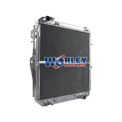 2Wolrey Aluminum Radiator Fits Toyota Hilux surf KZN130 1KZTE 3.0L Turbo Diese 1993-1996 AT