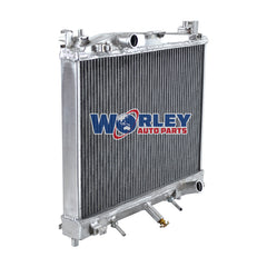 2Wolrey Aluminum Radiator Fits Toyota Yaris/Corolla AXIO NCP 90/91/92/93 130/131 NZE161 1NZ AT