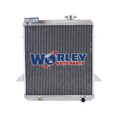 2Wolrey Aluminum Radiator Fits Triumph TR6 TR 6 2.5L 1975-1976 75 76 M/T