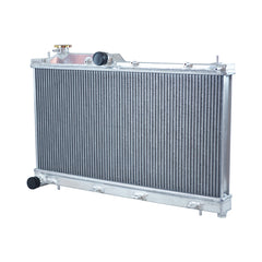 2Wolrey Aluminum Radiator For Subaru Impreza WRX JDM STI 2.5L H4 EJ255 2008-2014 GE MT