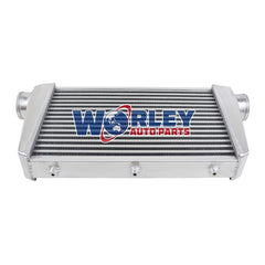2Wolrey Universal Alutercooler 450X300X75mm Front Mount 3" In/Outletminum In