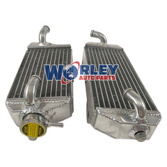 2Worley Aluminum Radiator FOR Kawasaki KX450F KX 450 F KXF450 2016-2023 2017 2018 2019 2020 2021