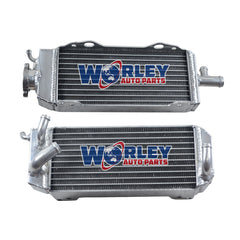2Worley Aluminum Radiator FOR SUZUKI RM125T RM125V RM 125 T/V MODEL 2-STROKE 1996-1997