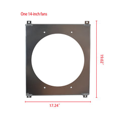 2Worley Aluminum Radiator Fan Ford XY XW 302 GS GT 351 Cleveland