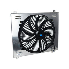 2Worley Aluminum Radiator Fan Shroud Kit Fits FORD FALCON XA XB XC XD XE FAIRMONT CLEVELAND 302 351 V8