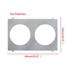 2Worley Aluminum Radiator Fan Shroud Kit Fits Ford Falcon BA BF V8 Fairmont XR8 &XR6 Turbo
