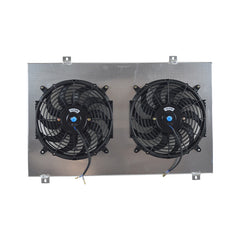 2Worley Aluminum Radiator Fan Shroud Kit Fits Nissan GQ PATROL Y60 4.2L Petrol engine TB42S & TB42E 87-97