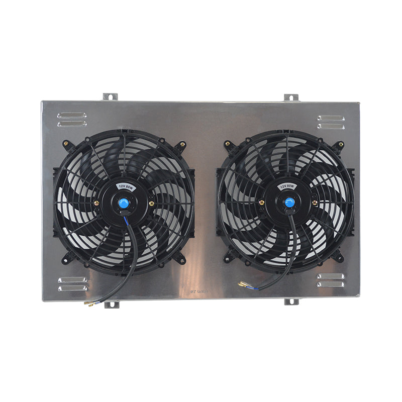 2Worley Aluminum Radiator Fan Shroud Kit Fits Pontiac Firebird Trans Am 1970-1981 1971 1972 1973 1974 1975 1976 1977 1978 1979 1980