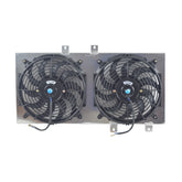 2Worley Aluminum Radiator Fan Shroud Kit Fits Toyota Corolla AE90 AE92 AE94 1989-1994 1990 1991 1992 1993
