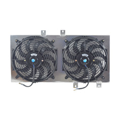 2Worley Aluminum Radiator Fan Shroud Kit Fits Toyota Corolla AE90 AE92 AE94 1989-1994 1990 1991 1992 1993