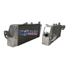 2Worley Aluminum Radiator ForKTM 125/150 SX/EXC 250/350 SXF/SX-F 2016 2017 2018