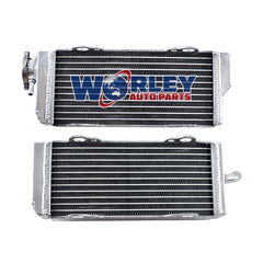 2Worley Aluminum Radiator For GAS GAS EC450/SM450/FSE450/FSR450 2002-2004 02 03 04