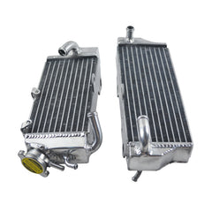 2Worley Aluminum Radiator For HM CRM F125X DERAPAGE RR 4T 2010-2017 2016 2015 2014 2013 2012 2011
