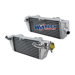 2Worley Aluminum Radiator For HUSQVARNA WR/CR 360/240/250/125/260 1990 1991 1992 1993 1994