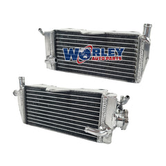 2Worley Aluminum Radiator For Honda CR125R CR125 CR 125 R 1990-1997 1991 1992 1993 1994 1995 1996