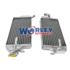 2Worley Aluminum Radiator For Honda CR125 CR125R 2 STROKE 00 01 2000 2001