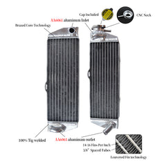 2Worley Aluminum Radiator For Husqvarna TC/TE/SM/SMR/WXC/WXE/WMX 410/570/610 1990-2008