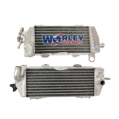2Worley Aluminum Radiator For Kawasaki KDX200 KDX220 KDX 200 220 1997-2006 1998 1999 2000 2001 2002 2003 2004 2005