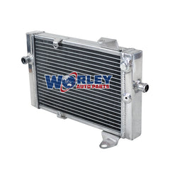 2Worley Aluminum Radiator For Kawasaki KFX700 KFX 700 2003-2009 2004 2005 2006 2007 2008