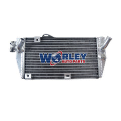 2Worley Aluminum Radiator For Kawasaki KLR650 KLR 650 1987-2007 1988 1989 1990 1991 1992 1993 1994 1995 1996