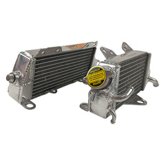 2Worley Aluminum Radiator For Kawasaki KX125 KX 125 2-stroke 1990-1991 90 91