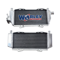 2Worley Aluminum Radiator For Kawasaki KX 250/KX250 2-stroke 2005-2007 2006